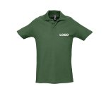 Short-sleeved unisex promotional polo shirt by Sol's - 1-color printing.