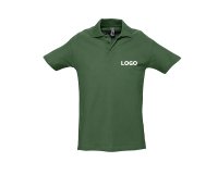 Short-sleeved unisex promotional polo shirt by Sol's - 1-color printing.