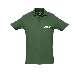 Short-sleeved unisex promotional polo shirt by Sol's - 1-color printing.