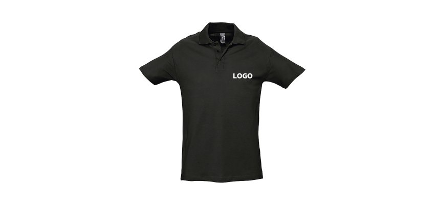 Polo mixte manches courtes publicitaire Sol's - marquage 1 couleur