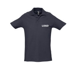 Short-sleeved unisex promotional polo shirt by Sol's - 1-color printing.