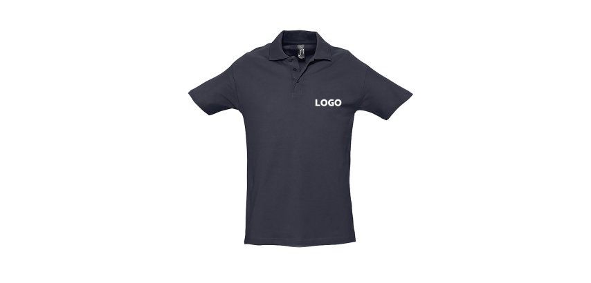 Polo mixte manches courtes publicitaire Sol's - marquage 1 couleur