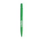 Stylo bille Bic Média Clic publicitaire rétractable pointe 0,4 mm corps vert - écriture extra-fine