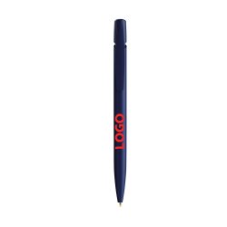 Balpen Bic Media Clic inklikbaar promotieartikel met 0,4 mm punt - extrafijn schrijven - 2-kleuren markering