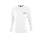 Sweatshirt gemengd met lange mouwen promotieartikel Sol's - borduurdruk