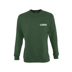 Sweatshirt gemengd met lange mouwen promotieartikel Sol's - borduurdruk