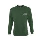 Werbetreibender Unisex-Langarm-Sweatshirt von Sol's mit Stickerei.
