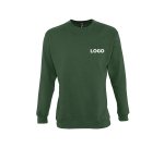 Sweat-shirt mixte manches longues publicitaire Sol's - marquage broderie