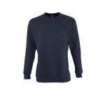 Sweat-shirt mixte manches longues publicitaire Sol's - marquage broderie