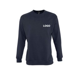 Werbetreibender Unisex-Langarm-Sweatshirt von Sol's mit Stickerei.