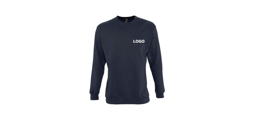 Sweatshirt gemengd met lange mouwen promotieartikel Sol's - borduurdruk