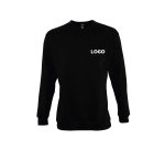 Sweat-shirt mixte manches longues publicitaire Sol's - marquage broderie