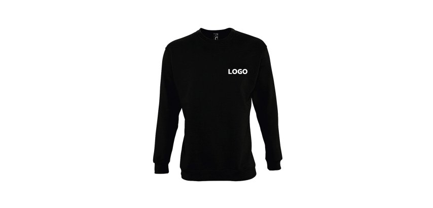 Sweatshirt gemengd met lange mouwen promotieartikel Sol's - borduurdruk