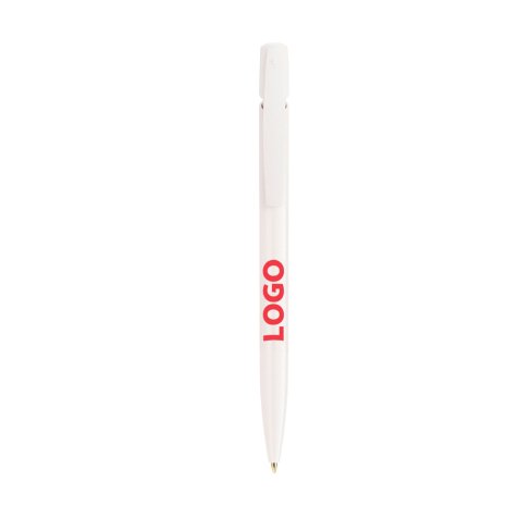 Stylo bille Bic Média Clic publicitaire rétractable pointe 0,4 mm - écriture extra-fine