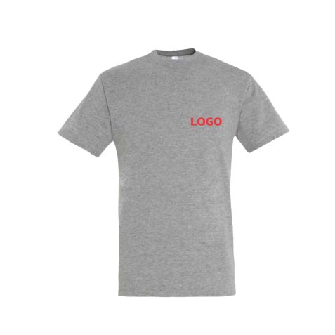T-shirt unisex kurze Werbeärmel Sol's - 150g/m² - 2-Farben-Druck