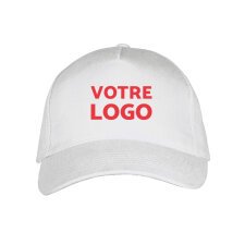 Casquette mixte publicitaire - marquage 1 couleur