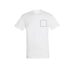 T-shirt mixte manches courtes publicitaire Sol's - 150g/m² - marquage 1 couleur