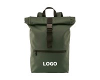 Werblicher rollbarer Rucksack für 17-Zoll-Computer - 1-Farben-Bedruckung