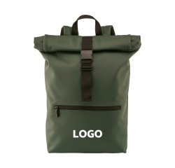 Roll-up promotional backpack for 17'' computer - 1 color imprint