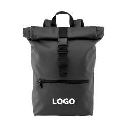 Sac à dos enroulable publicitaire pour ordinateur 17'' - marquage 1 couleur