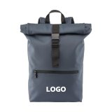 Werblicher rollbarer Rucksack für 17-Zoll-Computer - 1-Farben-Bedruckung