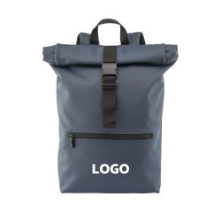 Roll-up promotional backpack for 17'' computer - 1 color imprint