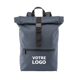 Roll-up promotional backpack for 17'' computer - 1 color imprint