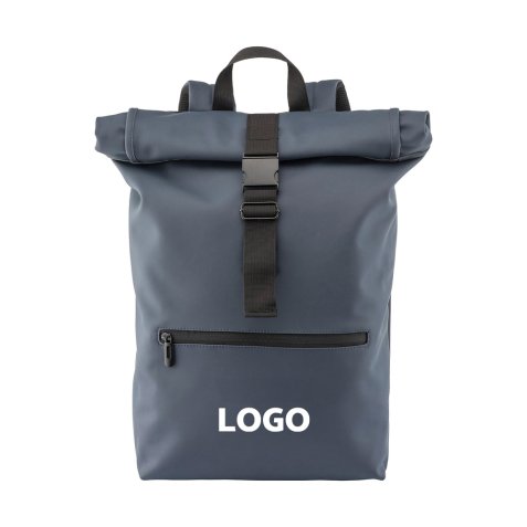 Roll-up promotional backpack for 17'' computer - 1 color imprint