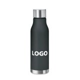 Flasche aus recyceltem Kunststoff - Fassungsvermögen 0,6 L - einfarbiger Druck