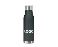 Advertising bottle made of recycled plastic - Capacity 0.6 L - 1 color imprint