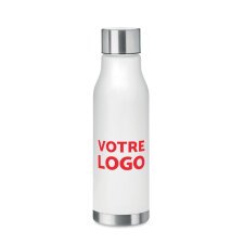 Bouteille publicitaire en plastique recyclé - Contenance 0,6 L