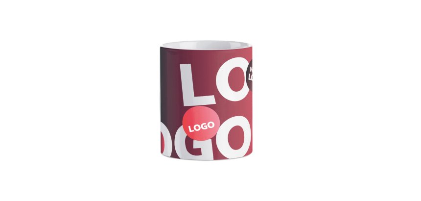 Mug en céramique publicitaire 30 cl - marquage multicolore