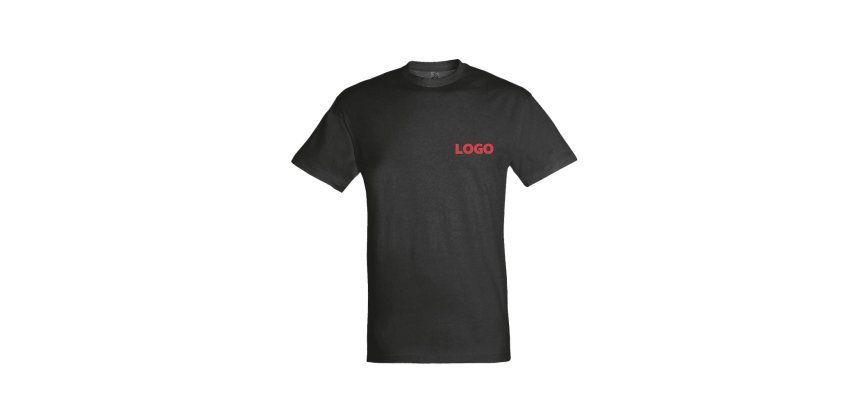 T-shirt mixte manches courtes publicitaire Sol's - 150g/m² - marquage 1 couleur