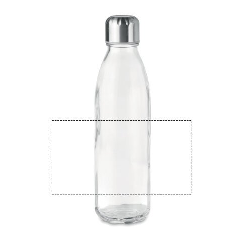 Bouteille publicitaire en verre - Contenance 0,65 L - marquage 1 couleur