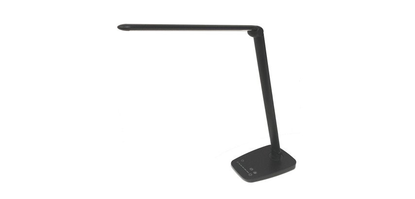 Lampe de bureau Led intégrée Twist Unilux - 14 W - Bras pliable