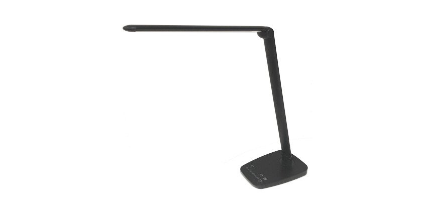 Lampe de bureau Led intégrée Twist Unilux - 14 W - Bras pliable