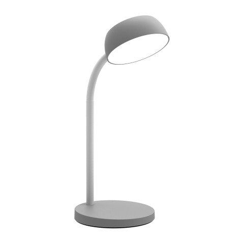 Lámpara de escritorio Gris Led integrada Tamy Unilux - 6 W - Brazo flexible