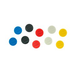 Aimants colorés Ø 38 mm pour tableaux blancs magnétiques Nobo - Lot de 10