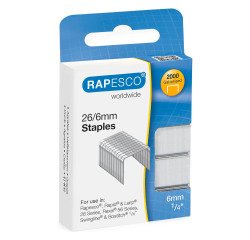 Agrafes Rapesco 26/6 - Boite de 2000