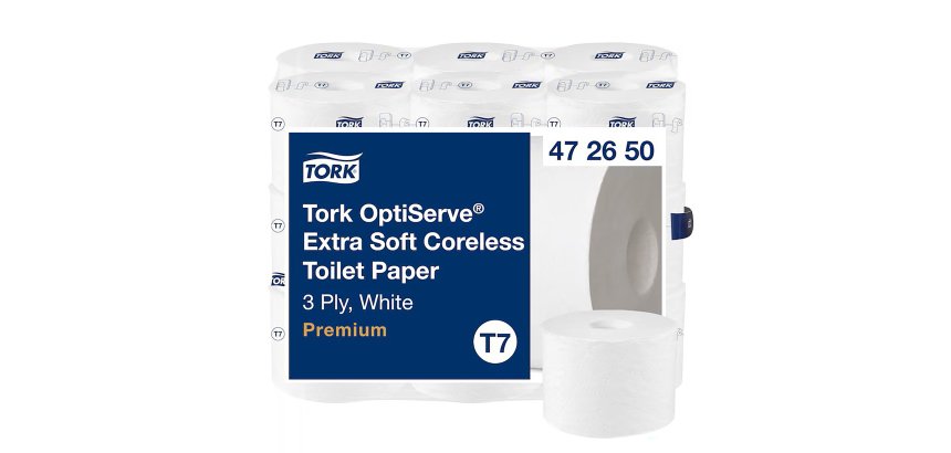 Papier toilette triple épaisseur Tork Premium T7 - 18 rouleaux de 550 feuilles