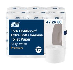 Papier toilette triple épaisseur Tork Premium T7 - 18 rouleaux de 550 feuilles