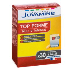 Complément alimentaire Juvamine Top Forme Multivitamines - Boîte de 30 comprimés