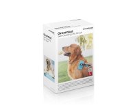 Cepillo ergonómico para mascotas con púas retráctiles