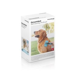 Cepillo ergonómico para mascotas con púas retráctiles