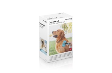 Cepillo ergonómico para mascotas con púas retráctiles