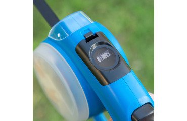 Correa retráctil para perros Luz led 4 m compartimento para bolsas y reloj digital