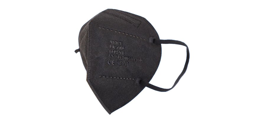 Mascherina FFP2 nero, blister da 1, 20 unità