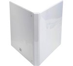 Classeur 2 anneaux plastifié Exacompta Kreacover® personnalisable A4+ - Dos 3,4 cm blanc