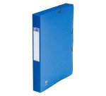 Chemise box carte EUROFOLIO+ OXFORD 24 x 32 cm dos 4 cm couleurs assorties