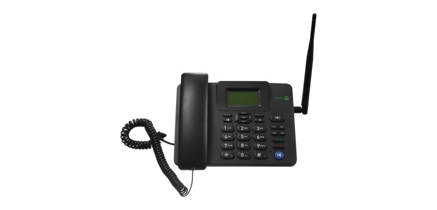Doro wired phone 4100H Mobile 4G (Simphone LTE+3G+2G) Black